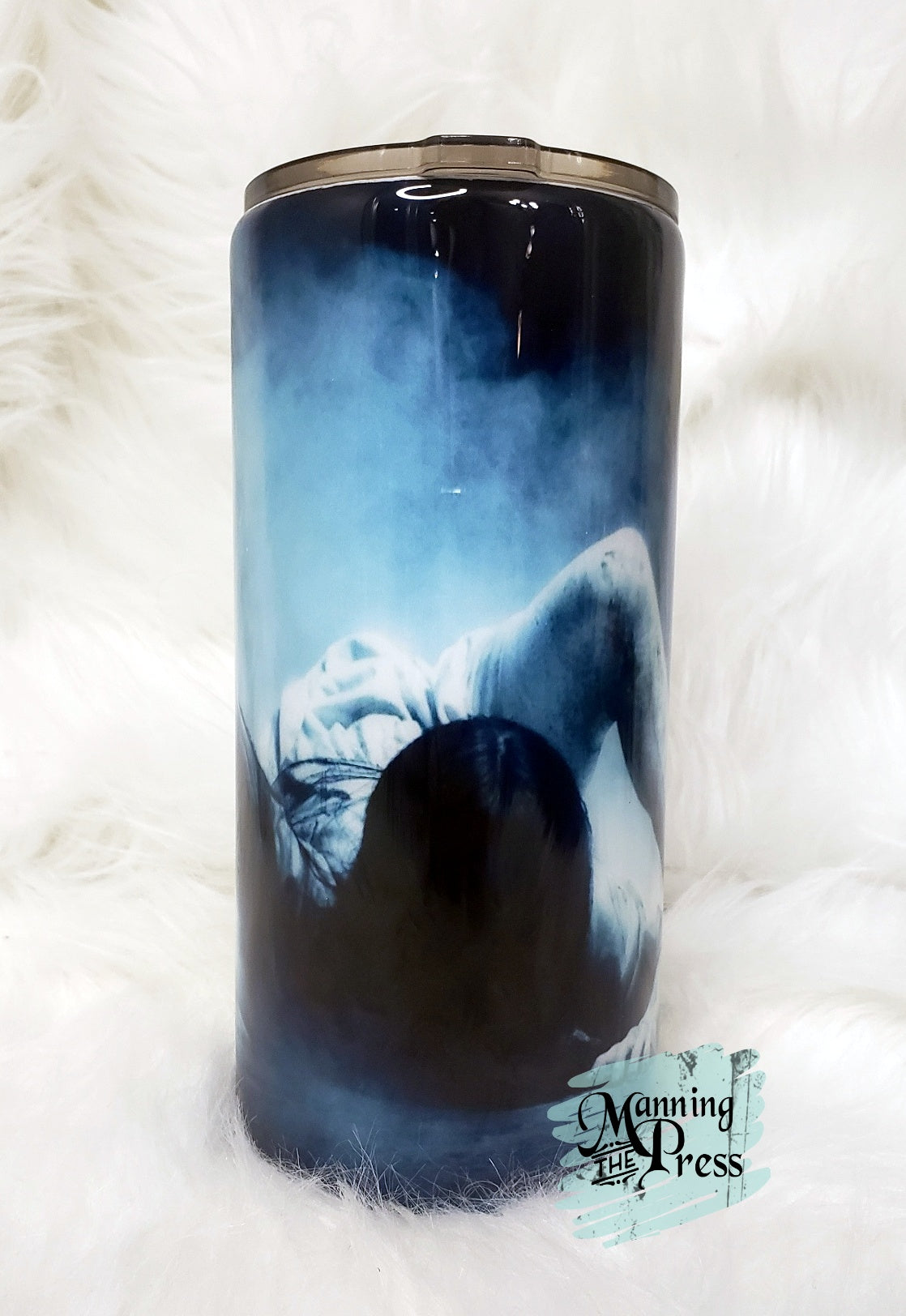 Creepy Crawling Girl 22 oz Fatty Blue Glow-in-the-Dark