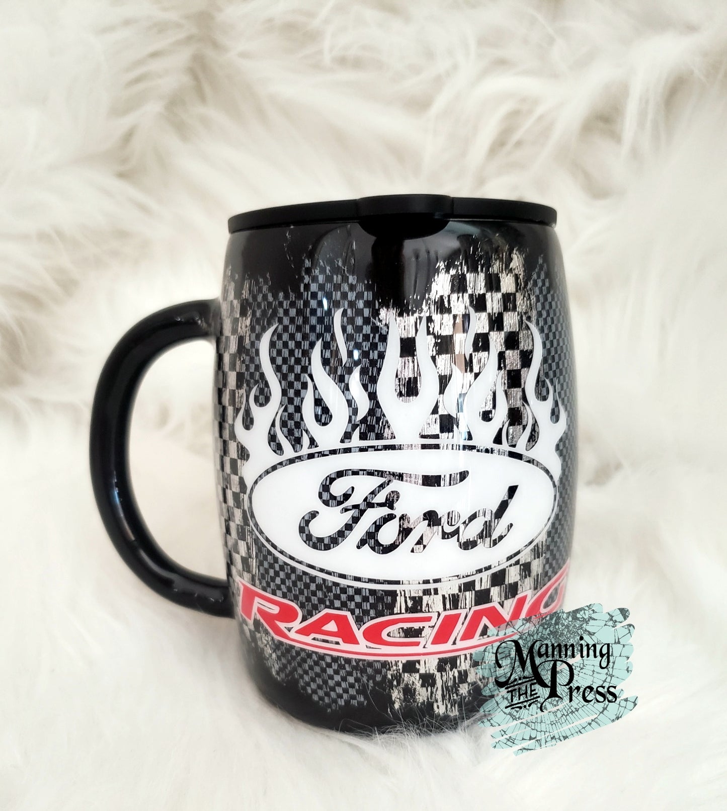 Ford Racing Foil 14 oz Coffee Mug